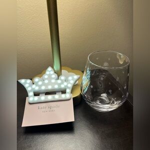 Kate Spade  12oz set of 4 wine glasses